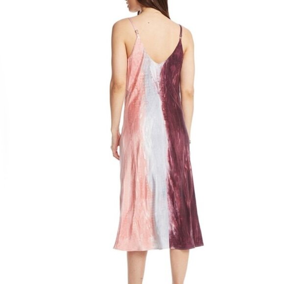 NWT Chaser tie dye sleeveless silk midi dress, XS - Picture 4 of 6